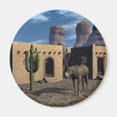 Adobe Wohnungen und Burro Magnet (Vorne)