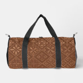 Adobo Braun philippinisches Flair KLEIN Duffle Bag (Vorderseite)