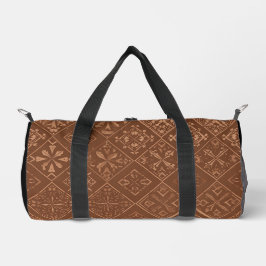 Adobo Braun philippinisches Flair KLEIN Duffle Bag