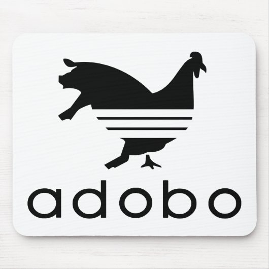 Adobo-Huhn-Schweinefleisch Mousepad (Vorne)