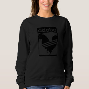 Adobo Philippine Chicken Disc Cuisine Chicken Adob Sweatshirt