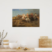 Adolf Schreyer Arabian Patrol Poster (Küche)