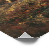 Adolf Schreyer Arabisches Pferd in einer Landschaf Poster (Ecke)