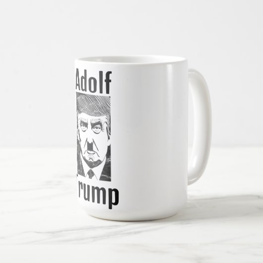 Adolf Trump Coffee Tasse (VorderseiteRechts)
