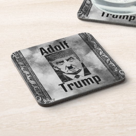 Adolf Trump Hard Plastic Untersetzer (Linke Seite)
