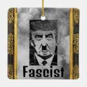 Adolf Trump Keramik Ornament (Rückseite)