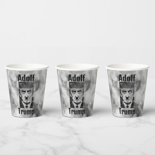 Adolf Trump Paper Cup Pappbecher (Multi)