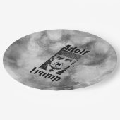 Adolf Trump Paper Plate Pappteller (Schrägansicht)