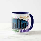Adolfo-Kaffee-Tasse Tasse (VorderseiteRechts)