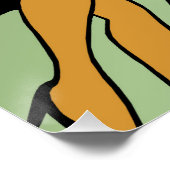 Adolph Barreau "Sally the Sleuth" Art Poster (Ecke)