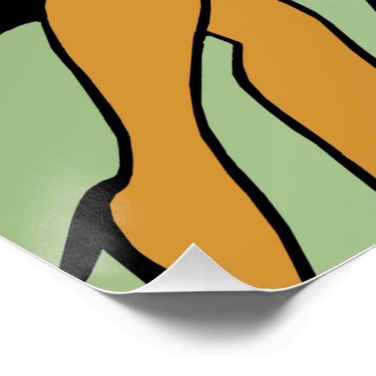 Adolph Barreau "Sally the Sleuth" Art Poster (Ecke)