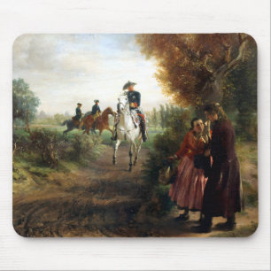 Adolph Menzel - Die Bittschrift - Friedrich II Mousepad