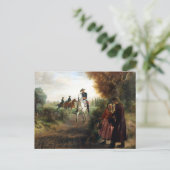 Adolph Menzel - Die Bittschrift - Friedrich II Postkarte (Stehend Vorderseite)