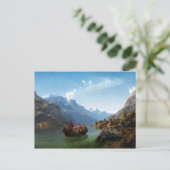 Adolph Tidemand & Hans Gude Bridal Procession Postkarte (Stehend Vorderseite)