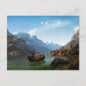 Adolph Tidemand & Hans Gude Bridal Procession Postkarte (Vorderseite)