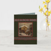 Adolph Tidemand Norsk juleskikk Karte (Gelbe Blume)