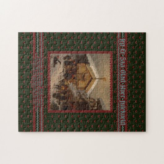 Adolph Tidemand Norsk juleskikk Puzzle (Horizontal)