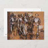 Adolph von Menzel Armor Kammerfantasy CC0095 Postkarte (Vorne/Hinten)