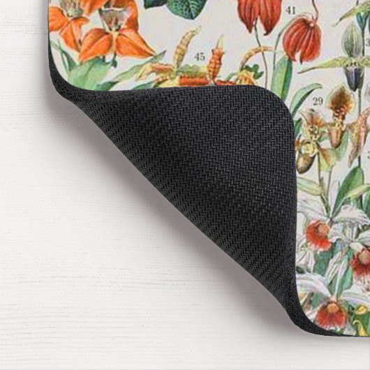 Adolphe Millot Blume D Mousepad (Ecke)