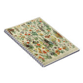 Adolphe Millot-Blume Muster-A-Notebook Notizblock (Rechte Seite)