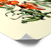 Adolphe Millot-Blume Poster (Ecke)
