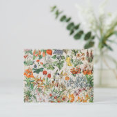 Adolphe Millot Blumen D Postkarte (Stehend Vorderseite)