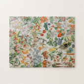 Adolphe Millot Blumen D Puzzle (Horizontal)