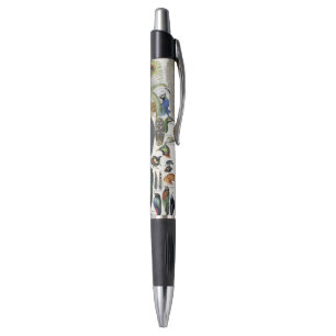 Adolphe Millot Dark Academia Vintage Vogel Feder Kugelschreiber