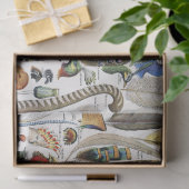 Adolphe Millot Dark Academia Vintage Vogel Feder Seidenpapier (Geschenk)