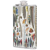 Adolphe Millot Dark Academia Vintage Vogelfeder Flachmann (Links)