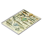 Adolphe Millot Fish Pattern-A Notizblock (Linke Seite)