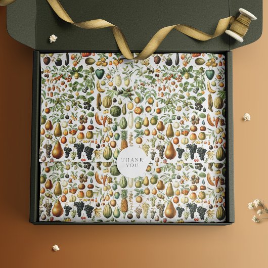 Adolphe Millot Fruit Pattern Geschenkpapier Set
