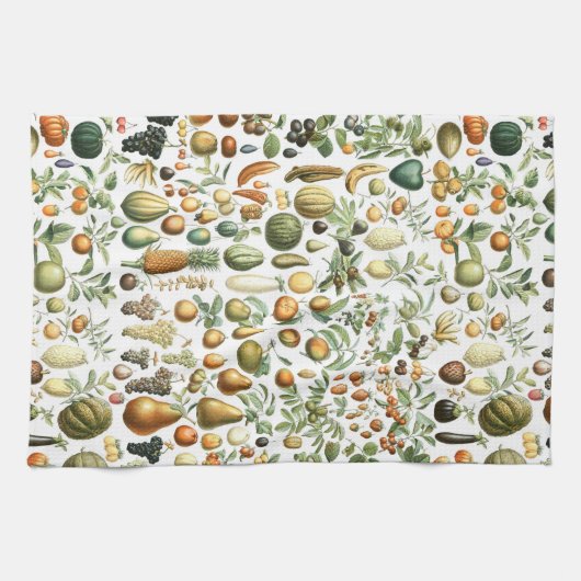 Adolphe Millot Fruit Pattern Geschirrtuch (Horizontal)