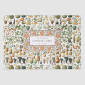 Adolphe Millot Fruit Pattern Gewebe Papier (Vorderseite)