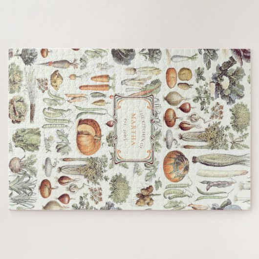 Adolphe Millot Gemüse Puzzle (Horizontal)