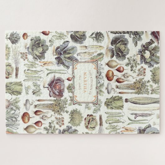 Adolphe Millot Gemüse Puzzle (Horizontal)