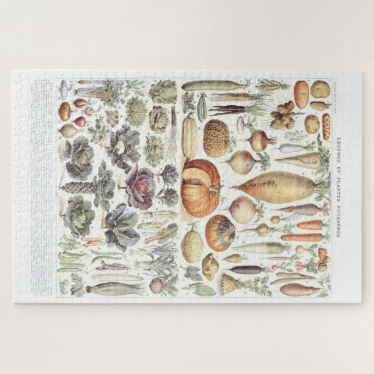 Adolphe Millot Gemüse Puzzle (Horizontal)