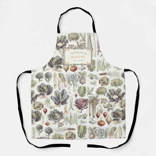 Adolphe Millot Gemüse Schürze (Vorderseite)