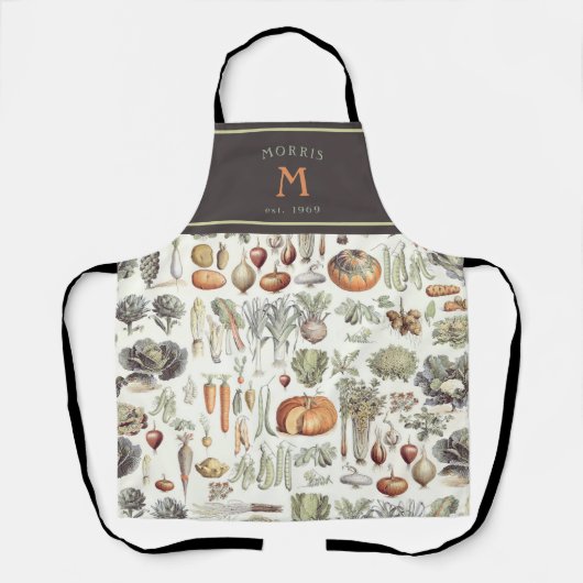 Adolphe Millot Gemüse Schürze (Vorderseite)