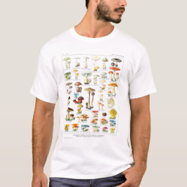 Adolphe Millot Mushroom Larousse - Französisches P T-Shirt