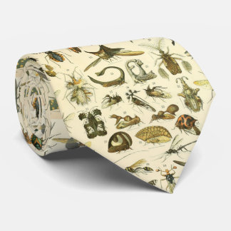 Adolphe Millot original - insects  Krawatte