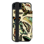 Adolphe Millot Papillons iPhone Digitalkamera Incipio iPhone Geldbeutel-Hülle (Folio Rückseite)