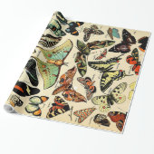 Adolphe Millot Papillons Wrapping Paper Geschenkpapier (Ungerollt)