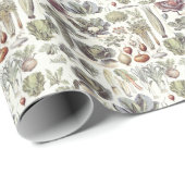 Adolphe Millot Pflanzenmuster Geschenkpapier (Rolleneckpunkt)