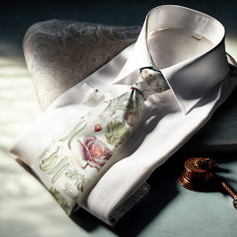 Adolphe Millot Pflanzenmuster Krawatte