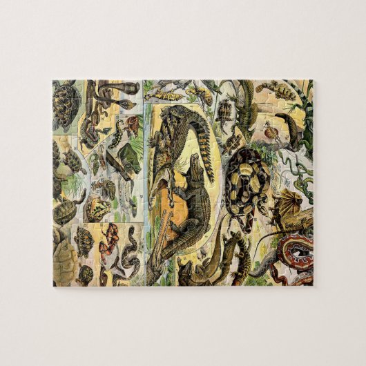 Adolphe Millot Reptiles 1 Jigsaw Puzzle (Horizontal)