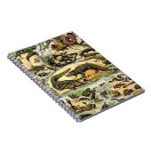 Adolphe Millot Reptiles 1 Notebook Notizblock (Rechte Seite)