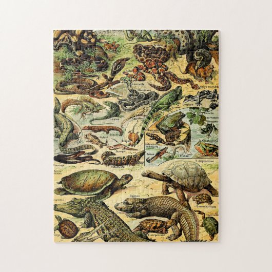 Adolphe Millot Reptiles 2 Jigsaw Puzzle (Vertikal)
