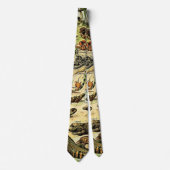Adolphe Millot Reptiles 2 Neck Tie Krawatte (Vorderseite)