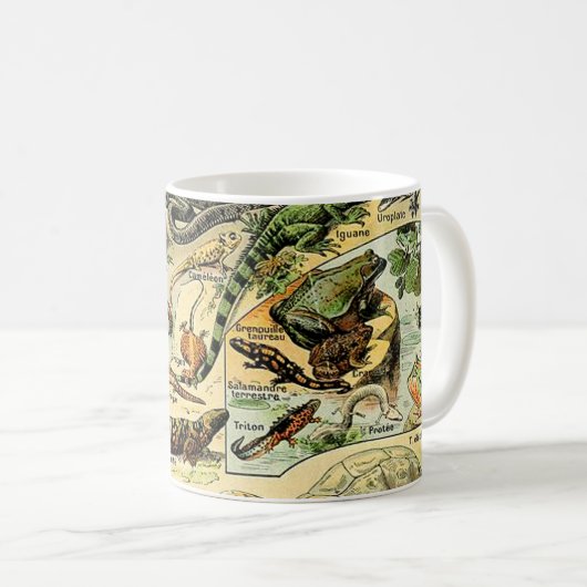 Adolphe Millot Reptiles 2 Tasse (VorderseiteRechts)